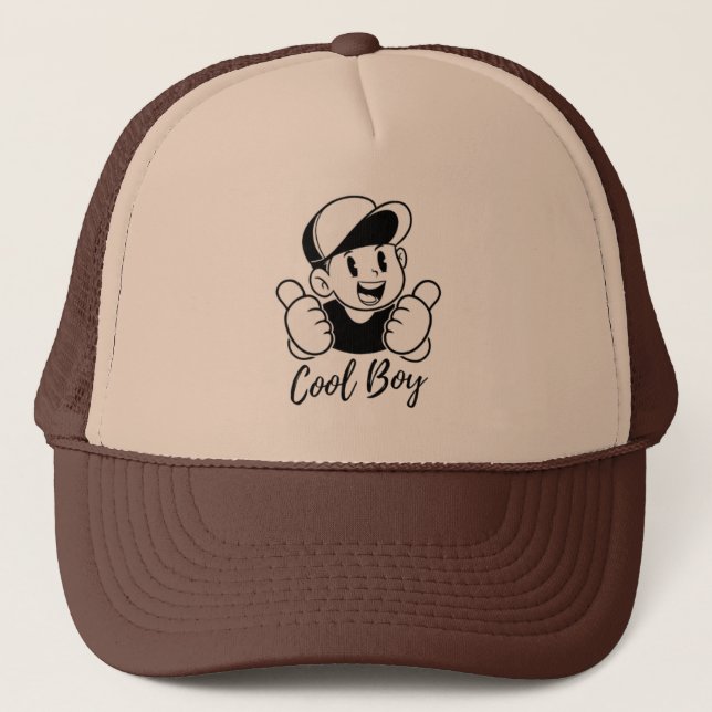 Camionero personalizado sombreros en Zazzle: Perso (Anverso)