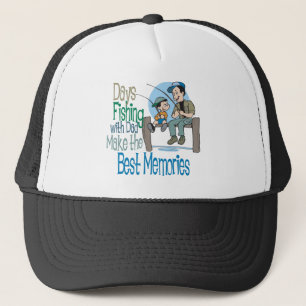 Camionero Pesca con papá Gorra de pesca
