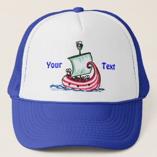 Camionero Pingüinos navegando en un Gorra de barcos Navidade