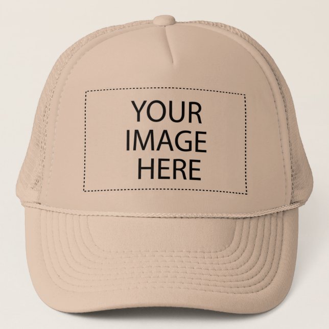 Camionero Plantilla de gorra - Personalizada (Anverso)