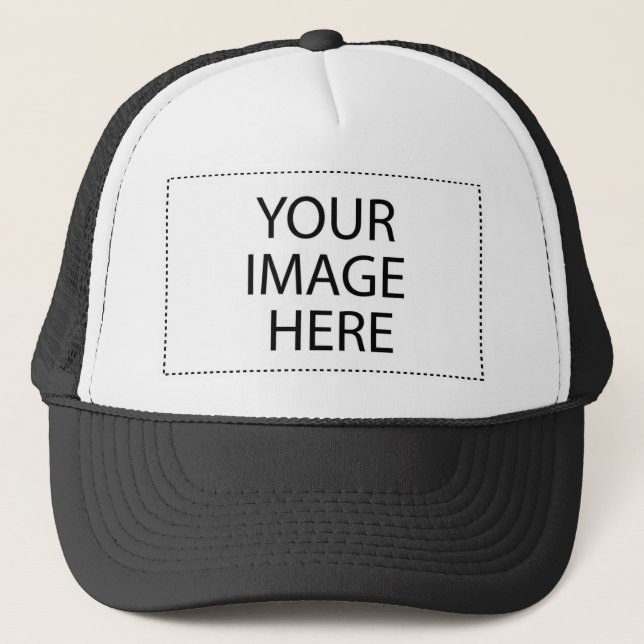 Camionero Plantilla de gorra - Personalizada - Personalizada (Anverso)