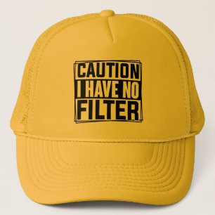 Camionero Precaución No Tengo Un Gorra De Citas Graciosas De