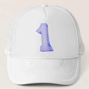 Camionero Primer Gorra de cumpleaños