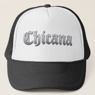 Camionero Purpurina de Chicana del gorra