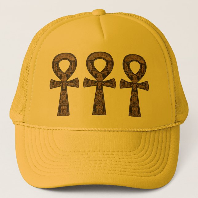 Camionero Refacture el gorra de Ankh (Anverso)