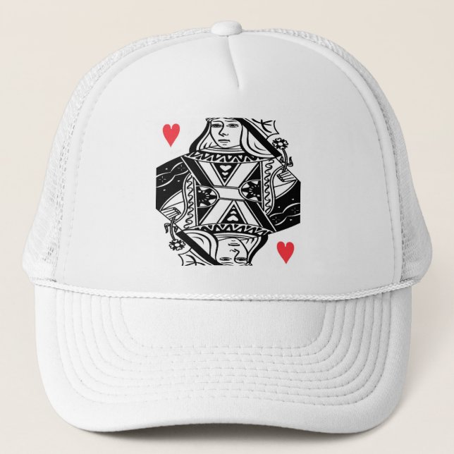 Camionero Reina del gorra de los corazones (Anverso)