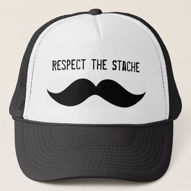 Camionero Respete el gorra de Stache (Anverso)