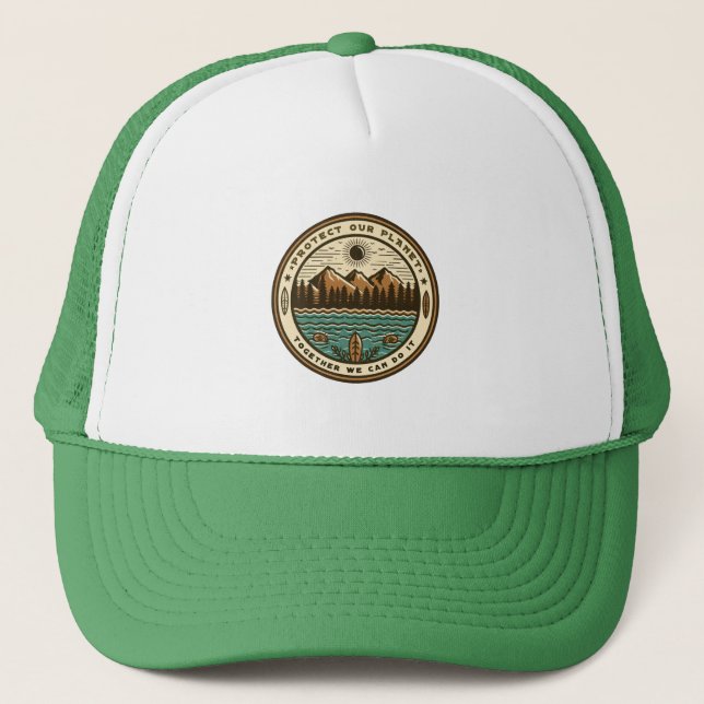 Camionero Respeto al Gorra de Land Tucker (Anverso)