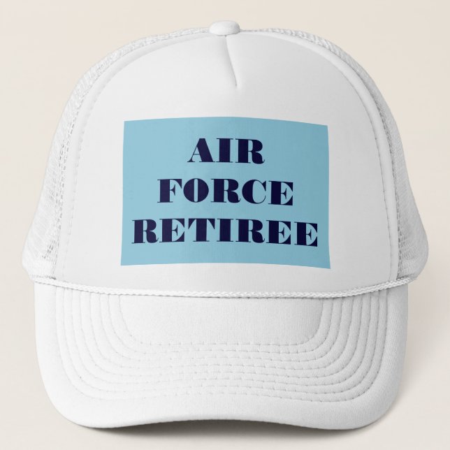 Camionero Retiree de la Fuerza Aérea gorra (Anverso)