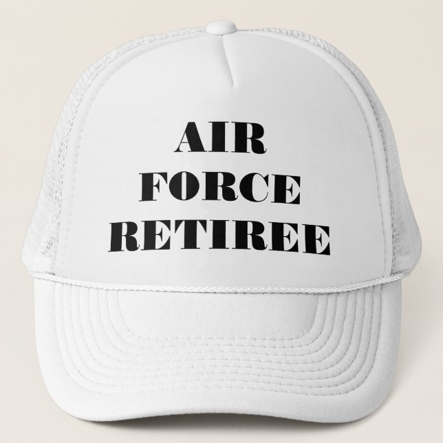 Camionero Retiree de la Fuerza Aérea gorra (Anverso)