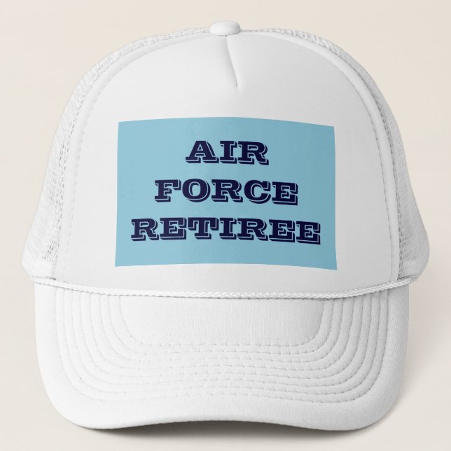 Camionero Retiree de la Fuerza Aérea gorra (Anverso)