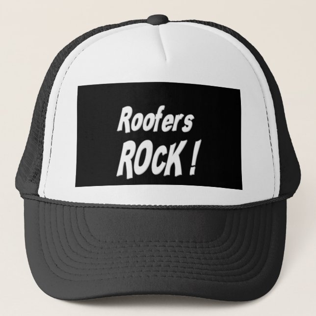 Camionero ¡Roca de los Roofers! Gorra (Anverso)