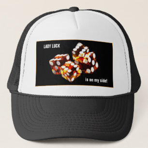 Camionero rollo de los dados - gorra de la suerte de la
