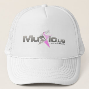 Camionero Rosa del gorra de Music.us