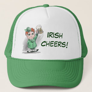 Camionero ¡Saludos irlandeses! Gorra de San Patricio