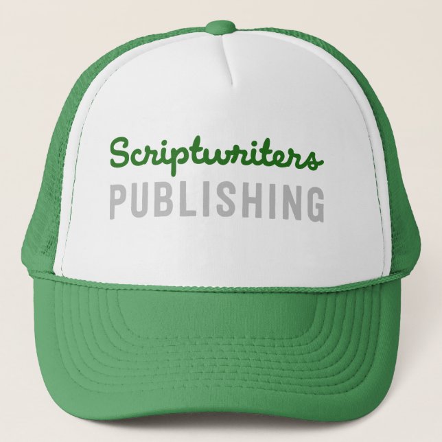 Camionero Scriptwriters que publican el gorra de KellyGreen (Anverso)