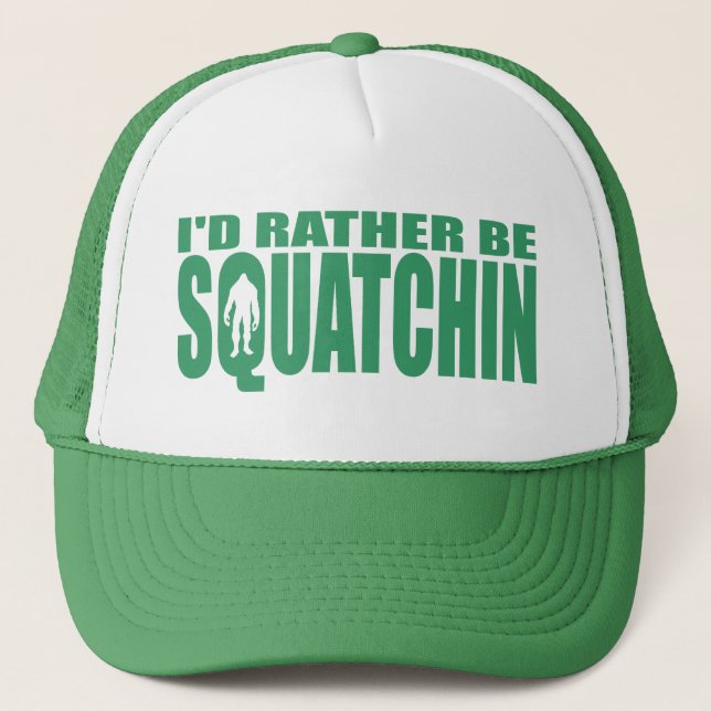 Camionero SERÍA BASTANTE GORRA de SQUATCHIN - encontrar (Anverso)