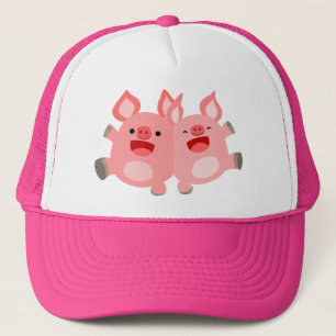 Camionero ¡SÍ! Gorra de cerdos de Personalizado cutáneo