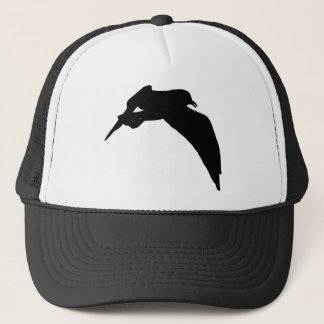 Camionero Silueta de gaviota marina en Gorra negro