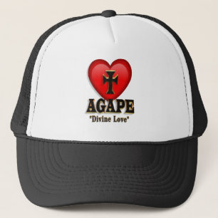Camionero Símbolo de corazón agape del gorra de amor