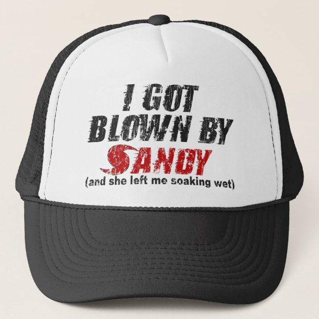 Camionero Soplado por Sandy apenó el gorra de Sandy del (Anverso)