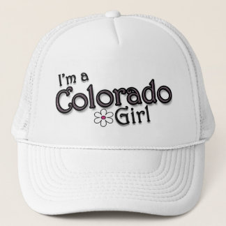 Camionero Soy un chica de Colorado, flor, gorra de béisbol
