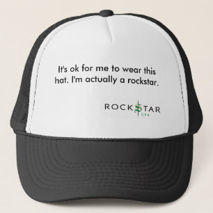 Camionero Soy un gorra de Rockstar