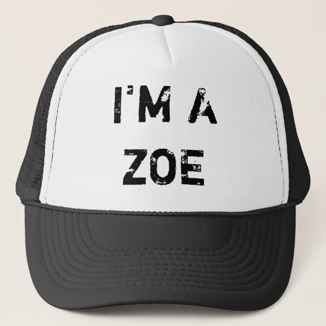 Camionero Soy UN GORRA de ZOE (Anverso)