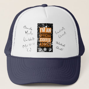Camionero Soy un Gorra oficial de adicto al café / Cap
