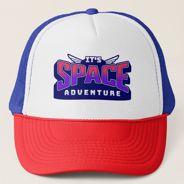 Camionero Su Gorra de Aventura Espacial (Anverso)