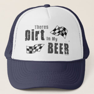 Camionero Suciedad en gorra de la cerveza