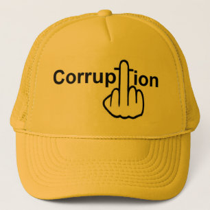 Camionero Sucks de corrupción gorra