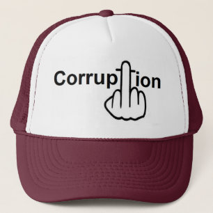 Camionero Sucks de corrupción gorra
