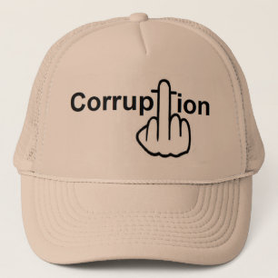 Camionero Sucks de corrupción gorra