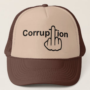 Camionero Sucks de corrupción gorra