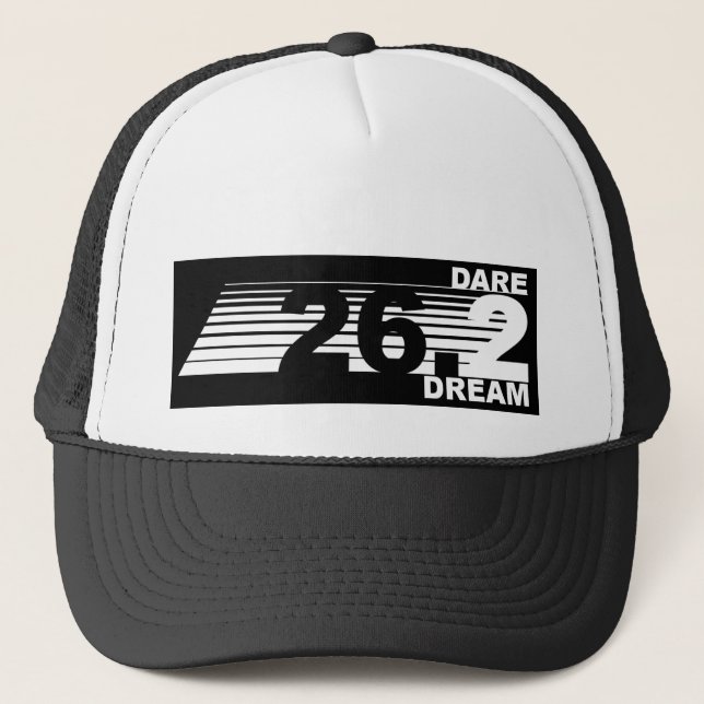 Camionero Sueño del atrevimiento 2 - gorra de 26,2 maratones (Anverso)