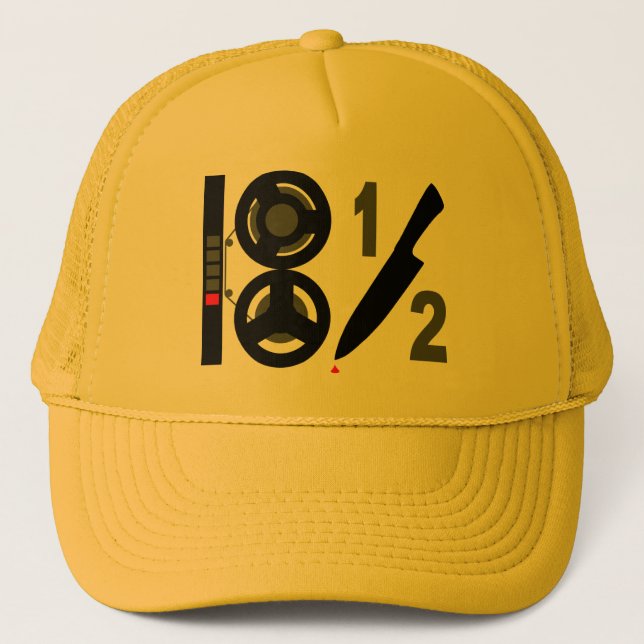 Camionero Super cool 18 gorra de 1/2 personalizados (Anverso)