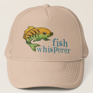 Camionero ¡Susurro a los pescados! Gorra de la pesca del