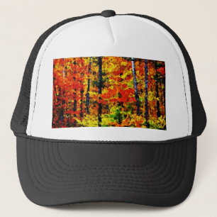 Camionero Tarde del otoño - Gorra de pintura