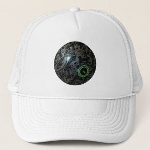 Camionero Tazón De Césped Negro Y Gris, Gorra De Camioneros