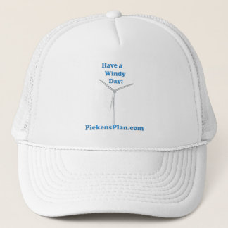 Camionero ¡Tenga un día ventoso! Gorra de los PP