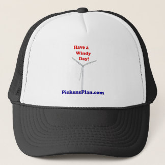 Camionero ¡Tenga un día ventoso! Gorra de los PP