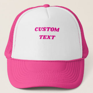 Camionero Texto personalizado Gorra de equipo de vacaciones