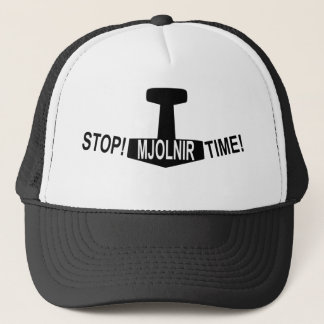 Camionero ¡Tiempo de Mjolnir! Gorra de béisbol