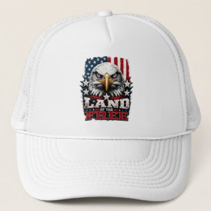 Camionero Tierra de los libres – Gorra Patriótica Águila