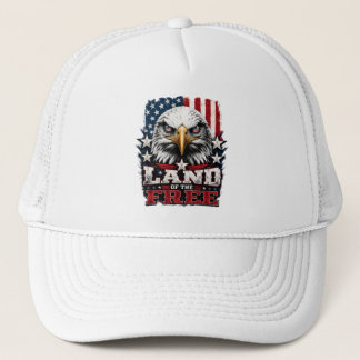 Camionero Tierra de los libres – Gorra Patriótica Águila