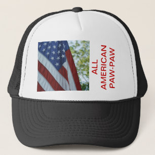 CAMIONERO TODA LA PLANTILLA DE GORRA DE PAW-PAW DE ESTADOS U