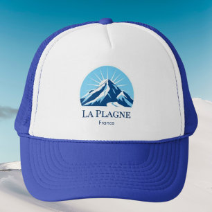 Camionero Traje de esquí La Plagne Francia gorra