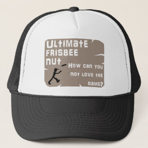 Camionero Último gorra de la nuez del disco volador