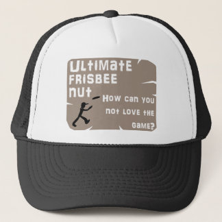 Camionero Último gorra de la nuez del disco volador